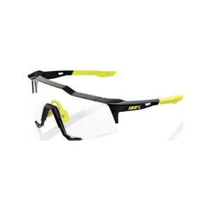 100% SPEEDLAB Cyklistické okuliare - SPEEDCRAFT - čierna/žltá