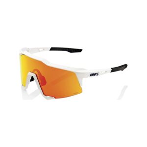 100% SPEEDLAB Cyklistické okuliare - SPEEDCRAFT - biela/červená