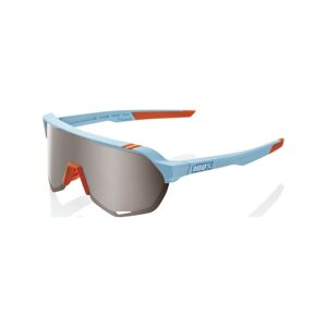100% SPEEDLAB Cyklistické okuliare - S2 - svetlo modrá/oranžová/strieborná
