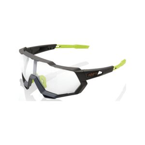 100% SPEEDLAB Cyklistické okuliare - SPEEDTRAP - antracitová/žltá