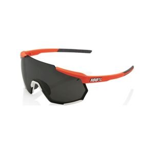 100% SPEEDLAB Cyklistické okuliare - RACETRAP - oranžová/čierna