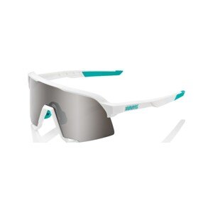 100% SPEEDLAB Cyklistické okuliare - SPEEDCRAFT BORA-HANSGROHE TEAM - biela/strieborná