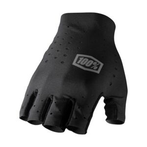 100% SPEEDLAB Cyklistické rukavice krátkoprsté - SLING W - čierna