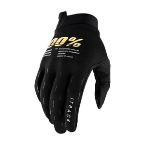 100% SPEEDLAB Cyklistické rukavice dlhoprsté - ITRACK JR - čierna S