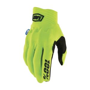 100% SPEEDLAB Cyklistické rukavice dlhoprsté - COGNITO SMART SHOCK - žltá XL