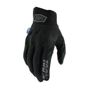 100% SPEEDLAB Cyklistické rukavice dlhoprsté - COGNITO SMART SHOCK - čierna 2XL