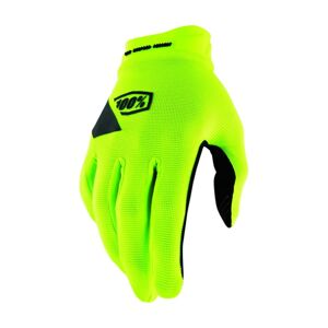 100% SPEEDLAB Cyklistické rukavice dlhoprsté - RIDECAMP GEL - žltá S