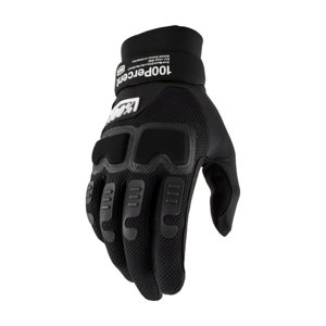 100% SPEEDLAB Cyklistické rukavice dlhoprsté - LANGDALE - čierna 2XL