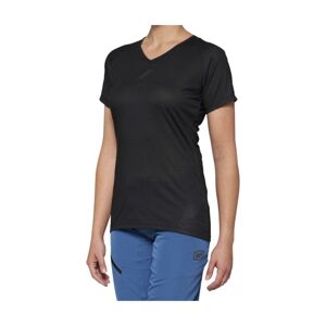 100% SPEEDLAB Cyklistický dres s krátkym rukávom - AIRMATIC W - čierna L