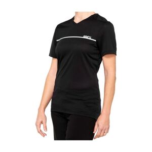 100% SPEEDLAB Cyklistický dres s krátkym rukávom - RIDECAMP W - čierna/šedá XL