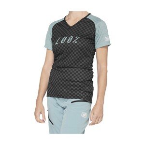 100% SPEEDLAB Cyklistický dres s krátkym rukávom - AIRMATIC W - svetlo modrá/čierna M