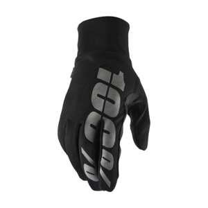 100% SPEEDLAB Cyklistické rukavice dlhoprsté - HYDROMATIC - čierna