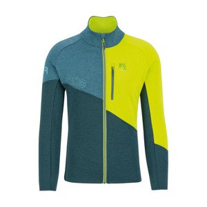 mikina - VAL VIOLA FULL-ZIP - zelená/žltá
