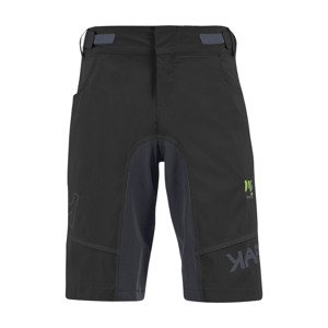 Cyklistické nohavice krátke bez trakov - BALLISTIC EVO - čierna 3XL