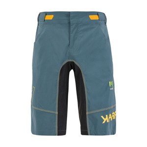 KARPOS Cyklistické nohavice krátke bez trakov - BALLISTIC EVO - modrá/šedá 2XL