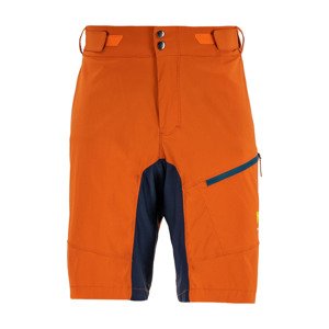 KARPOS Cyklistické nohavice krátke bez trakov - VAL VIOLA - oranžová 2XL
