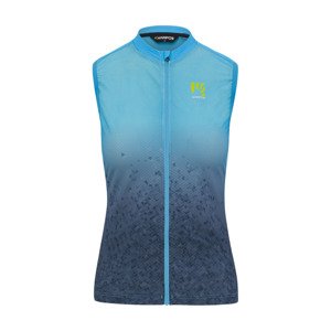 Cyklistický dres bez rukávov - VERVE EVO - tyrkysová S