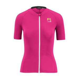Cyklistický dres s krátkym rukávom - PRALONGIA EVO - ružová