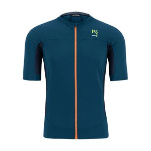 Cyklistický dres s krátkym rukávom - PRALONGIA EVO - modrá M