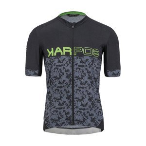 KARPOS Cyklistický dres s krátkym rukávom - JUMP - šedá/čierna XL