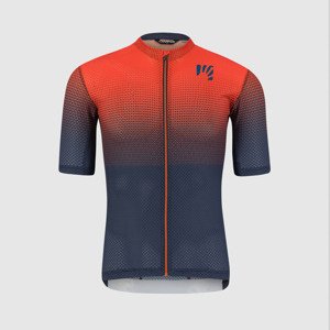 Cyklistický dres s krátkym rukávom - VAL VIOLA - červená/modrá XL