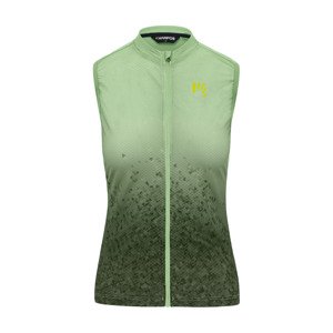 Cyklistický dres bez rukávov - VERVE EVO - zelená 2XL