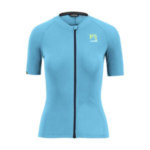 Cyklistický dres s krátkym rukávom - PRALONGIA EVO - svetlo modrá L