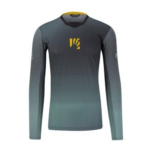 Cyklistický dres s dlhým rukávom letný - VAL DI DENTRO - šedá 2XL
