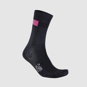 SPORTFUL Cyklistické ponožky klasické - SNAP - čierna L-XL