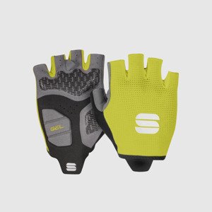 SPORTFUL Cyklistické rukavice krátkoprsté - TC - žltá 2XL