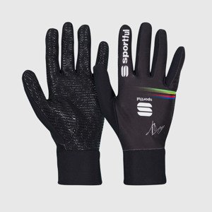 SPORTFUL Cyklistické rukavice dlhoprsté - LYCRA CHICCO - čierna L