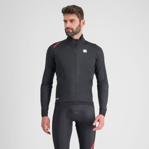 SPORTFUL Cyklistická zateplená bunda - FIANDRE - čierna 2XL