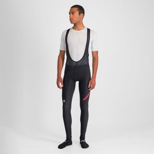 SPORTFUL Cyklistické nohavice dlhé s trakmi - FIANDRE NO RAIN - čierna XL