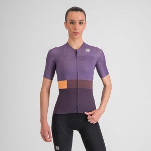 SPORTFUL Cyklistický dres s krátkym rukávom - SNAP - fialová L