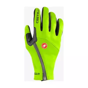 CASTELLI Cyklistické rukavice dlhoprsté - MORTIROLO - svetlo zelená 2XL