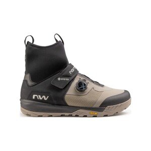 NORTHWAVE Cyklistické tretry - KINGROCK PLUS GTX - čierna/hnedá 41