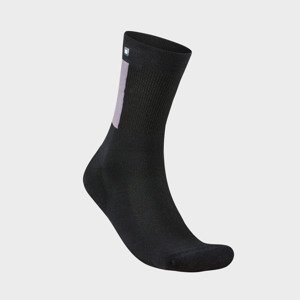 SPORTFUL Cyklistické ponožky klasické - SNAP WINTER - čierna M-L