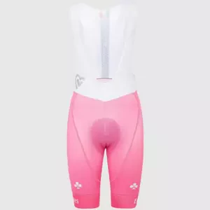 PISSEI Cyklistické nohavice krátke s trakmi - UAE TEAM EMIRATES 2024 REPLICA SANREMO - GIRO 24 - ružová 3XL