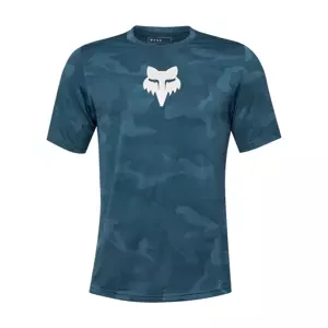 FOX Cyklistický dres s krátkym rukávom - RANGER DRI - modrá