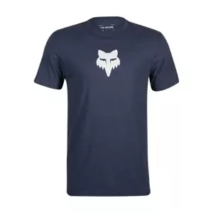 FOX Cyklistické tričko s krátkym rukávom - HEAD PREM - modrá