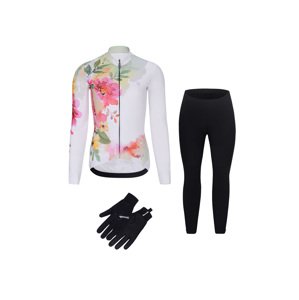 RIVANELLE BY HOLOKOLO Cyklistický mega set - FLOWERY WINTER - viacfarebná/biela/čierna