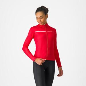 CASTELLI Cyklistický dres s dlhým rukávom zimný - SINERGIA 2 - červená M