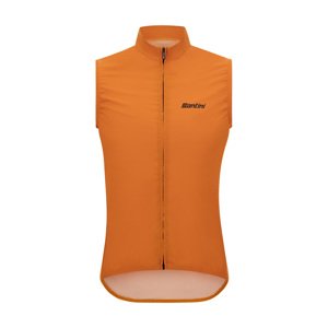 SANTINI Cyklistická vesta - RTR WIND - oranžová XS