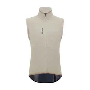 SANTINI Cyklistická vesta - MAGIC RAIN - béžová 2XL