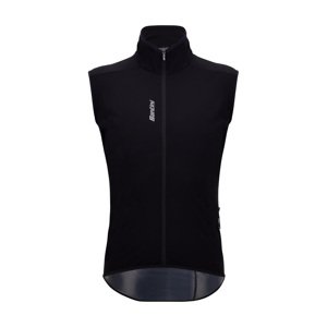 SANTINI Cyklistická vesta - MAGIC RAIN - čierna 2XS