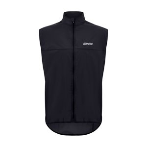 SANTINI Cyklistická vesta - VENTUS - čierna XS