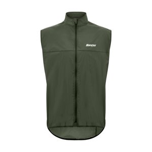 SANTINI Cyklistická vesta - VENTUS - zelená 3XL