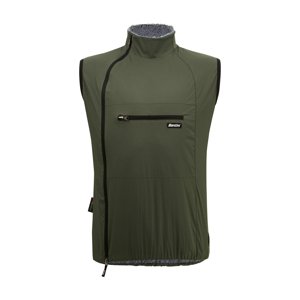 SANTINI Cyklistická vesta - ALPHA PACK - zelená XS