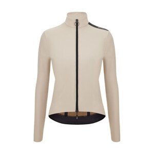 SANTINI Cyklistická zateplená bunda - ADAPT MULTI - ivory XL