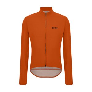 SANTINI Cyklistická vetruodolná bunda - RTR WIND - oranžová M